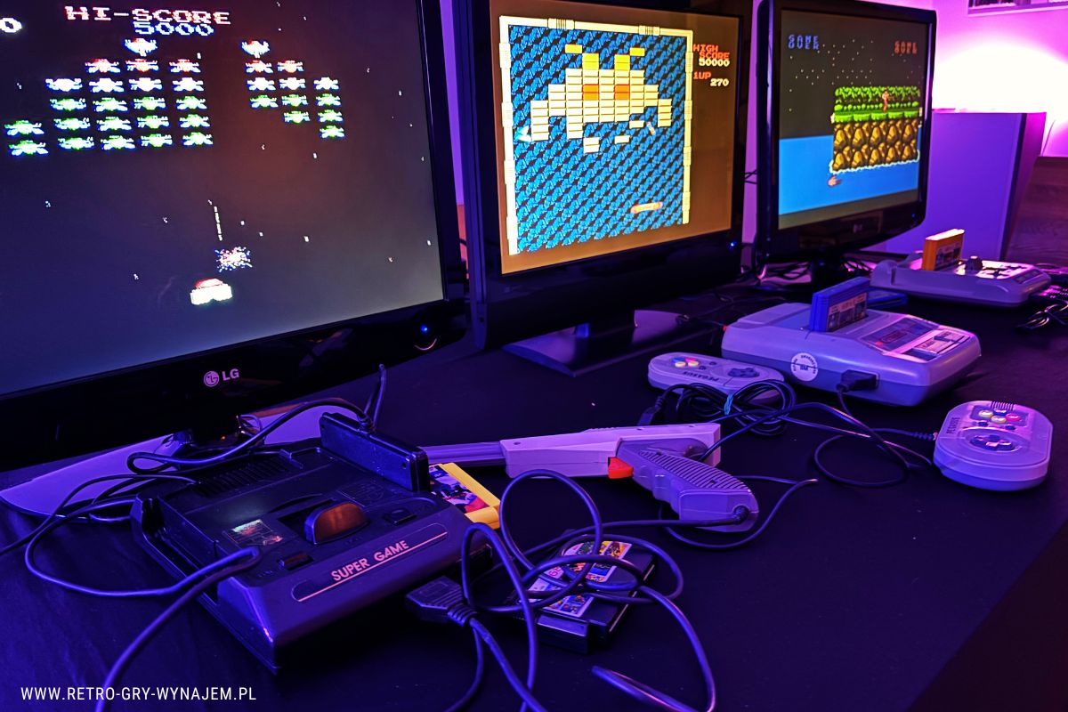 nintendo, playstation, sega wynajem