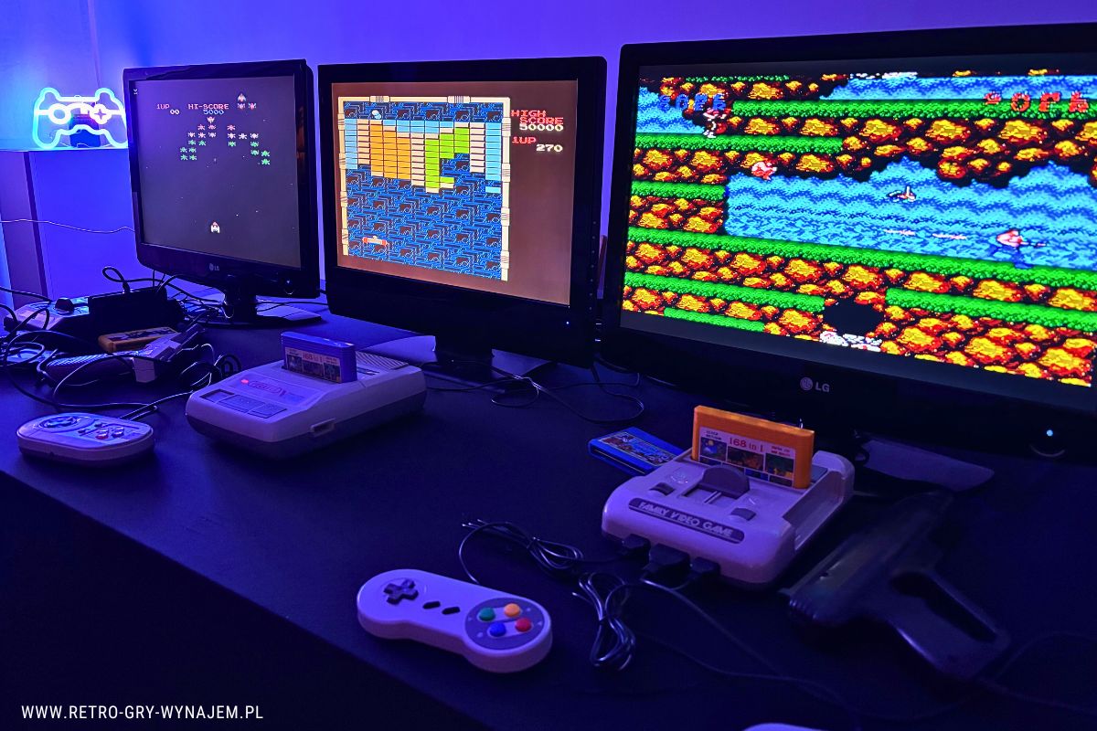 retro konsole wynajem